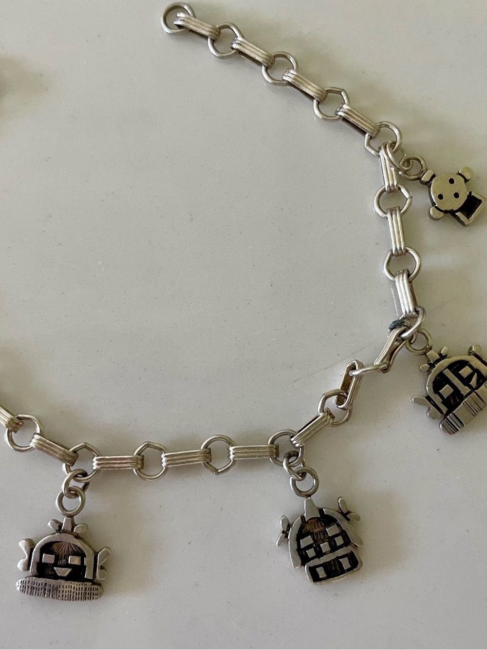 Hopi Lomayestewa Sterling Silver charms,NA artist kachena